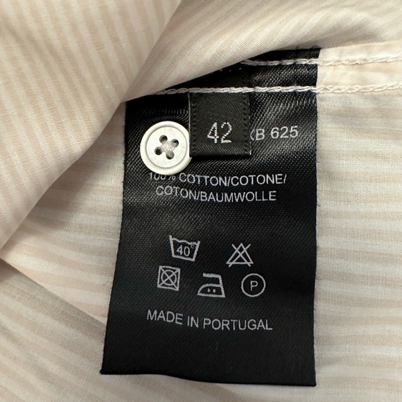 Paul Smith pink & white striped button down - Picture 9 of 15